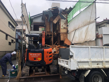 千葉県市川市　建物解体工事